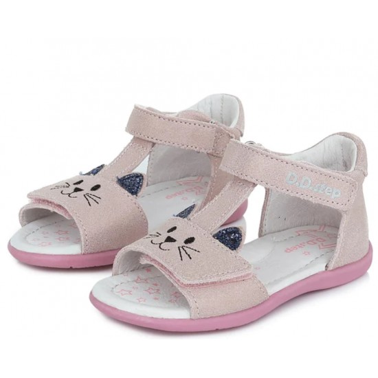 Sandale din piele fete DDStep 075-337