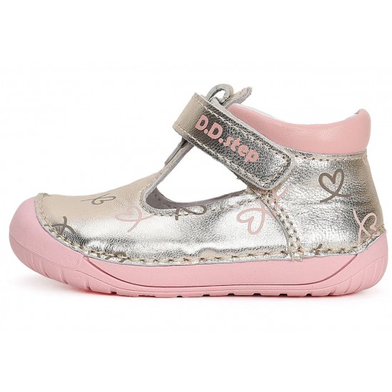 Pantofi decupati din piele fete DDStep 070-41464D Barefoot