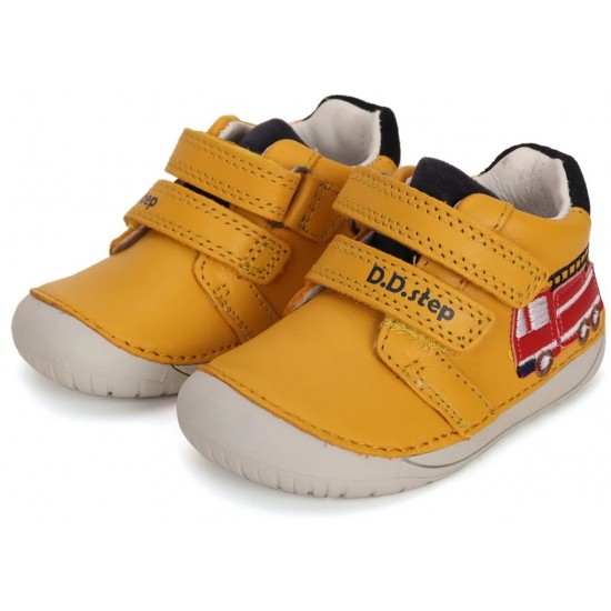 Pantofi din piele baieti DDStep barefoot 070-41783A
