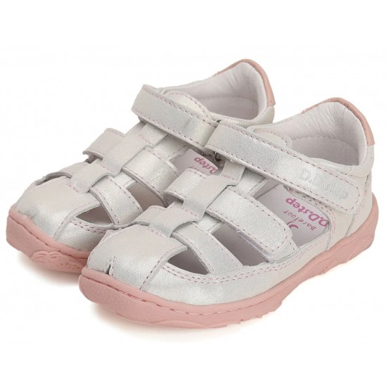 Sandale din piele fete DDStep G077-41565C Barefoot