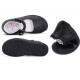 Pantofi negri decupati din piele fete barefoot DDStep H063-42716CM