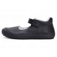 Pantofi negri decupati din piele fete barefoot DDStep H063-42716CM
