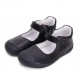 Pantofi negri decupati din piele fete barefoot DDStep H063-42716CM