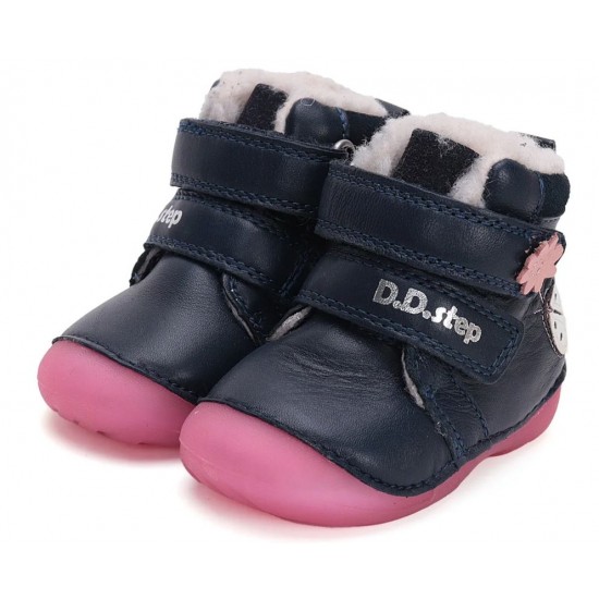 Ghete fete din piele imblanite DD Step W015-42562