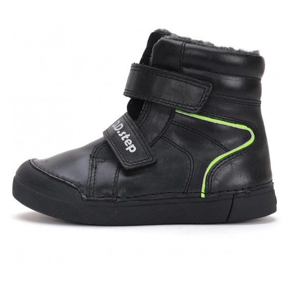 Ghete baieti din piele imblanite DD Step W068-42804AM