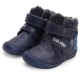 Ghete baieti din piele imblanite Barefoot DD Step W070-42838