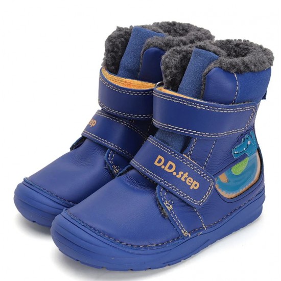 Ghete baieti din piele imblanite DD Step W071-42421A