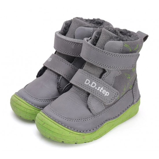 Ghete baieti din piele imblanite DD Step W071-42680