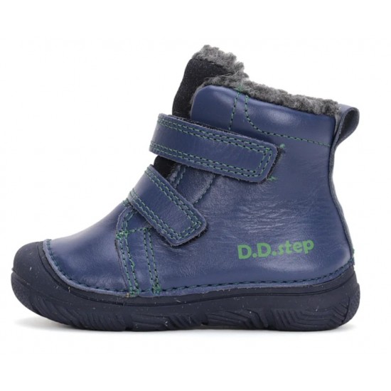 Ghete baieti din piele imblanite DD Step W082-42385A