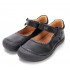 Pantofi negri decupati din piele fete DDStep H063-52822AM