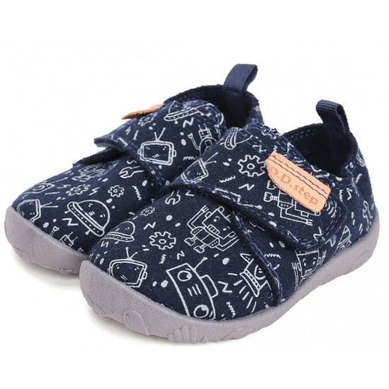 Pantofi de interior din panza DDStep C086-52717