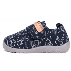 Pantofi de interior din panza DDStep C086-52717