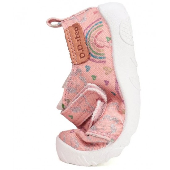 Pantofi de interior din panza pentru casa gradinita DDStep C086-52832BM