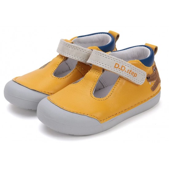 Pantofi decupati baieti din piele DDSTEP H066-51978