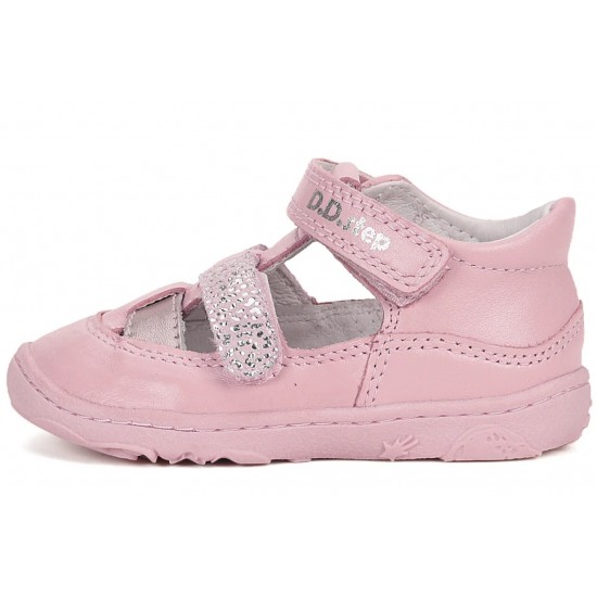 Pantofi decupati din piele fete Barefoot DDStep H077-51332C