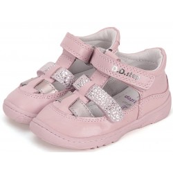 Pantofi decupati din piele fete Barefoot DDStep H077-51332C