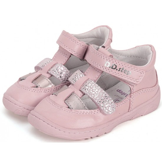 Pantofi decupati din piele fete Barefoot DDStep H077-51332C