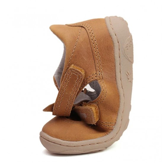 Pantofi decupati din piele baieti Barefoot DDStep H077-51734D