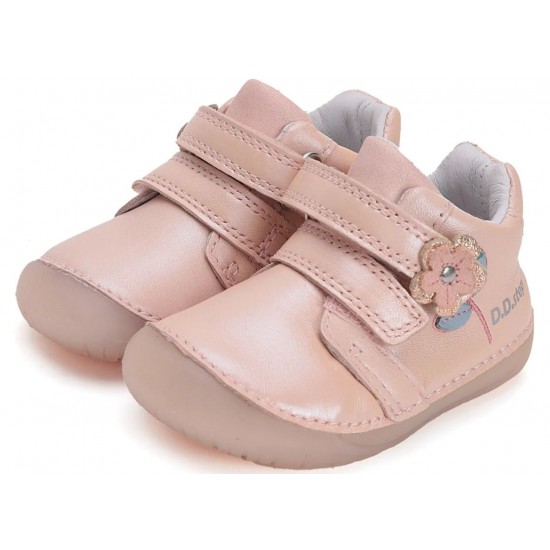 Pantofi fete din piele Barefoot DDStep S070-51171