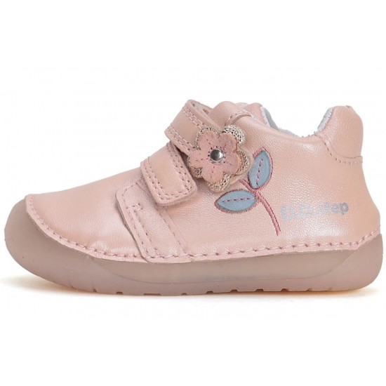 Pantofi fete din piele Barefoot DDStep S070-51171