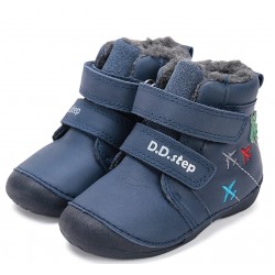 Ghete imblanite baieti din piele DDStep W015-52347A