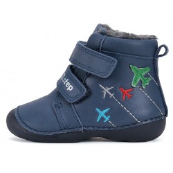 Ghete imblanite baieti din piele DDStep W015-52347A