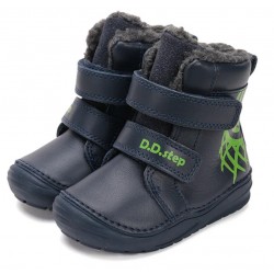 Ghete imblanite baieti din piele DDStep W071-52577B