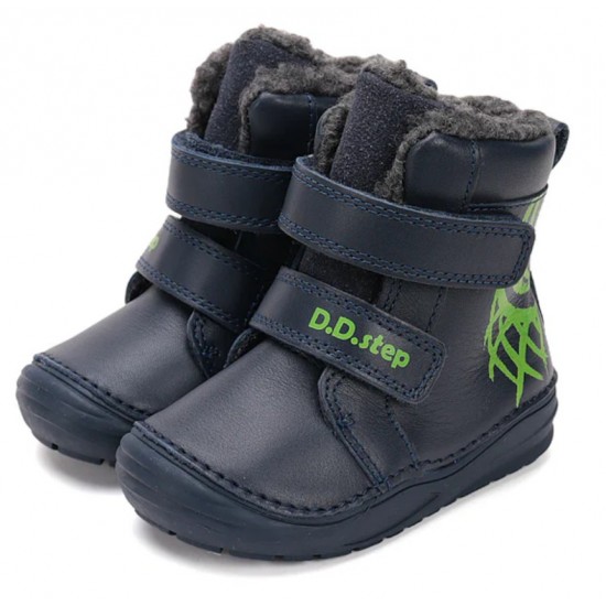 Ghete imblanite baieti din piele DDStep W071-52577B