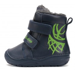 Ghete imblanite baieti din piele DDStep W071-52577B