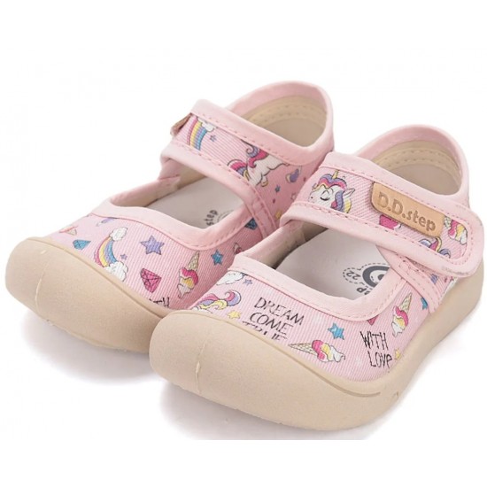 Tenisi fete din panza DDStep C100-61436