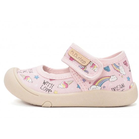 Tenisi fete din panza DDStep C100-61436