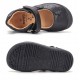 Pantofi negri decupati din piele fete barefoot DDStep H063-62175M