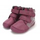 Ghete de iarna fete din piele imblanite Barefoot DD Step W070-62495C