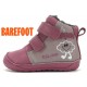 Ghete de iarna fete din piele imblanite Barefoot DD Step W070-62495C
