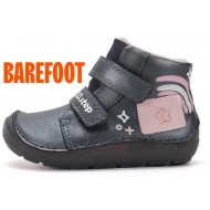 Ghete fete din piele captusite cu fleece Barefoot DDStep A116-62403B