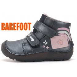 Ghete fete din piele captusite cu fleece Barefoot DDStep A116-62403B
