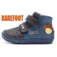 Ghete baieti din piele captusite cu fleece Barefoot DDStep A116-62455B