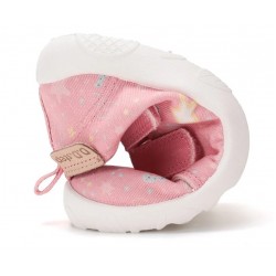 Pantofi de interior din panza pentru casa gradinita barefoot DDStep C086-62956AM