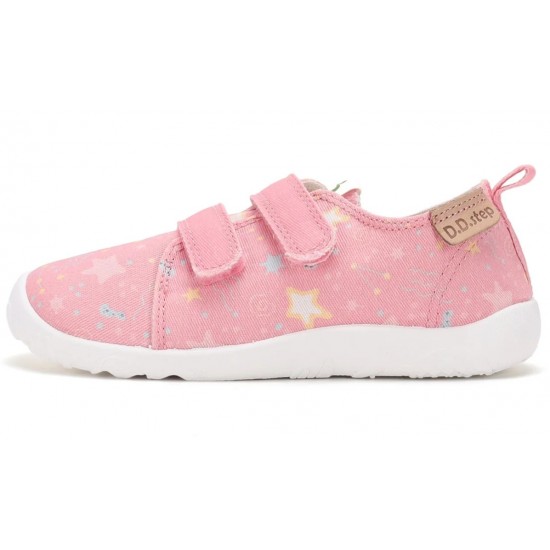 Pantofi de interior din panza pentru casa gradinita barefoot DDStep C086-62956AM