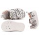 Pantofi de interior din panza personalizabili cu carioci incluse barefoot DDStep C086-71353