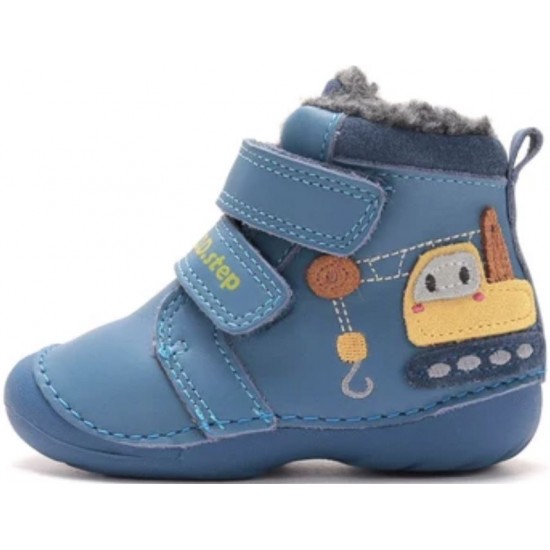 Ghete imblanite baieti din piele DDStep W015-62928B
