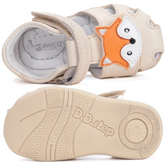 Sandale fete primii pasi din piele DDStep G075-61516F