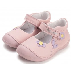 Pantofi decupati fete primii pasi din piele DDStep H015-61614A