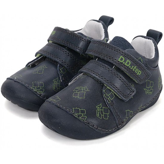 Pantofi baieti primii pasi din piele DDStep S015-61100B