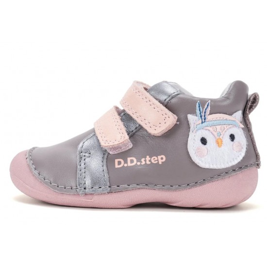 Pantofi fete primii pasi din piele DDStep S015-62450