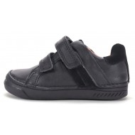 Pantofi negri din piele baieti DDStep S040-62197