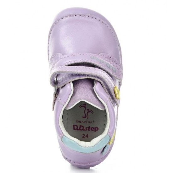 Pantofi fete barefoot din piele DDStep S070-61646A
