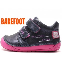 Pantofi fete barefoot din piele DDStep S070-62332A