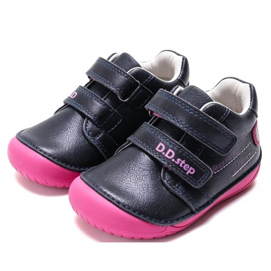 Pantofi fete barefoot din piele DDStep S070-62332A