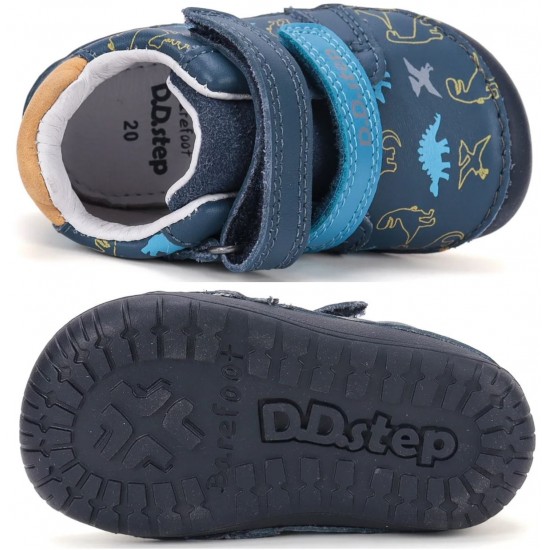 Pantofi baieti barefoot din piele DDStep S070-62594B